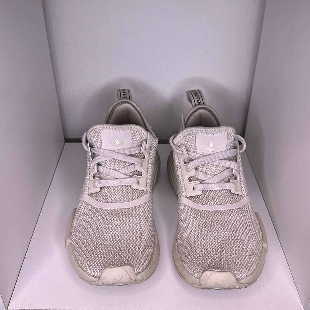 WOMEN'S ADIDAS ORIGINALS NMD_R1 CASUAL SHOES in the color clear brown